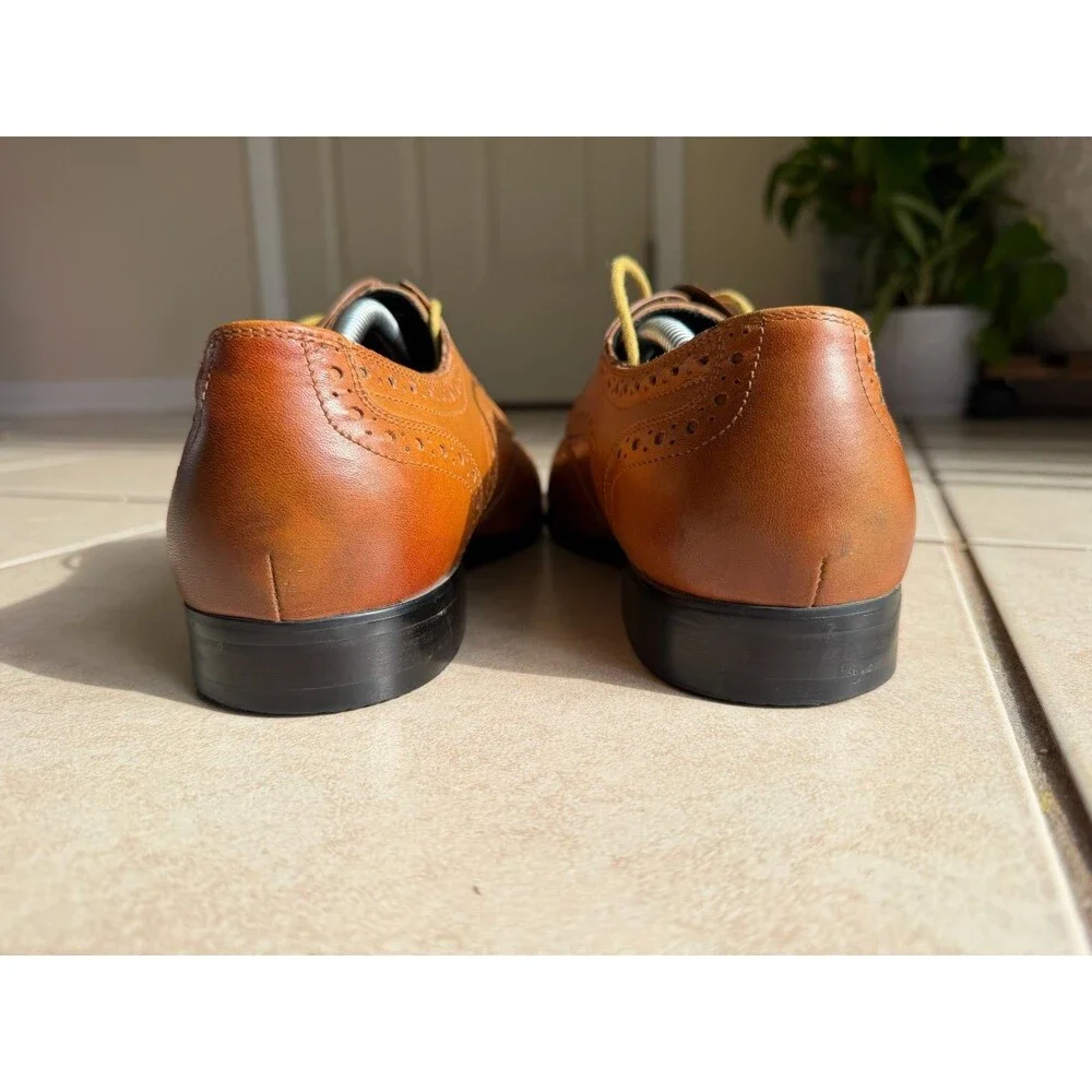 Saks Fifth Avenue Shoes, Red Saks Fifth Avenue Mens Preston Leather Shoe sz 12